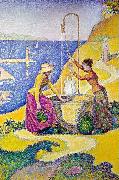 Paul Signac Women at the Well oil on canvas